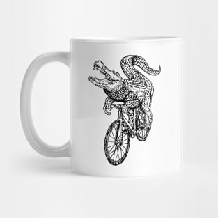 SEEMBO Alligator Cycling Bicycle Cyclist Biker Biking Bike Mug